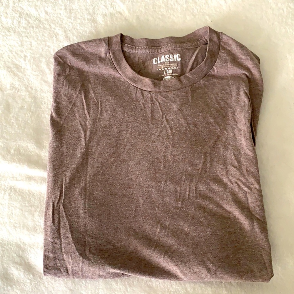 Men’s large light brown fall t shirt